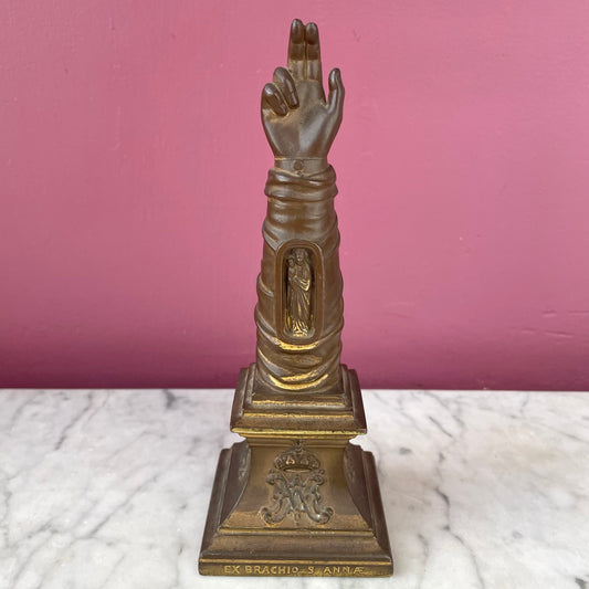 Ex Braccia de St. Anne | Arm of St. Anne Metal Figure