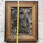 Ego Sum Lux Mundi | Antique Religious Plaque in Wooden Frame