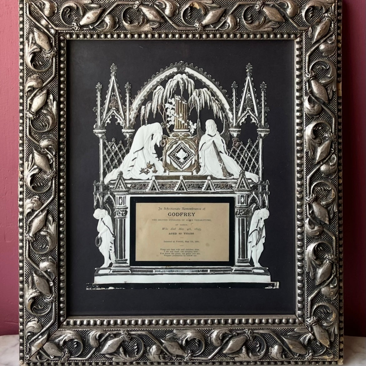 Victorian Mourning Die Cut