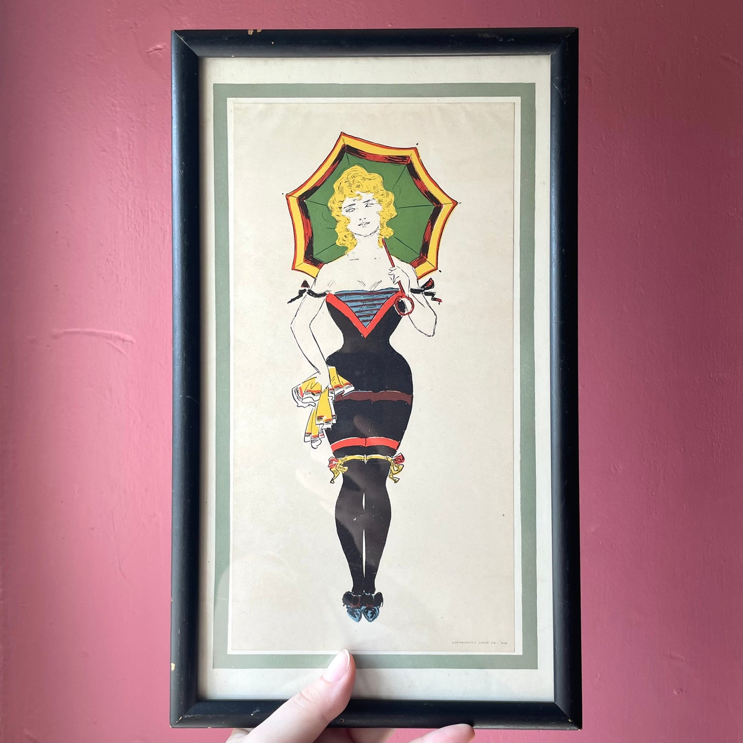 Bathing Beauty | Antique Edwardian Print