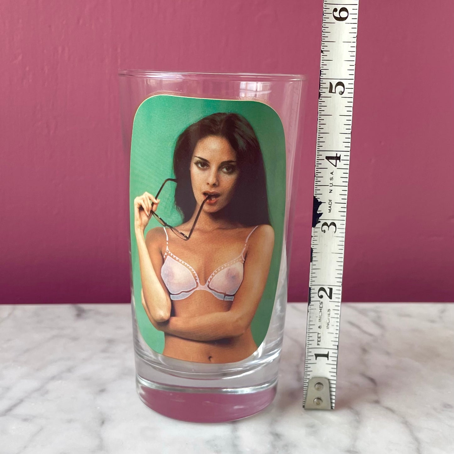 Sip & Strip| 1970s Nude Girl Glass