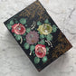 Victorian Floral Painted Box with Mother of Pearl