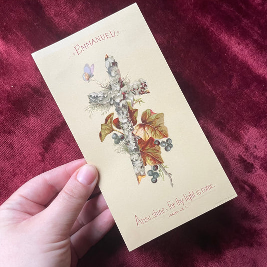 Floral Crosses | Victorian Religious Cards