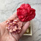 Antique Chinese Paper Flowers in Collar Box