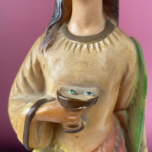 Vintage Saint Lucy Statue