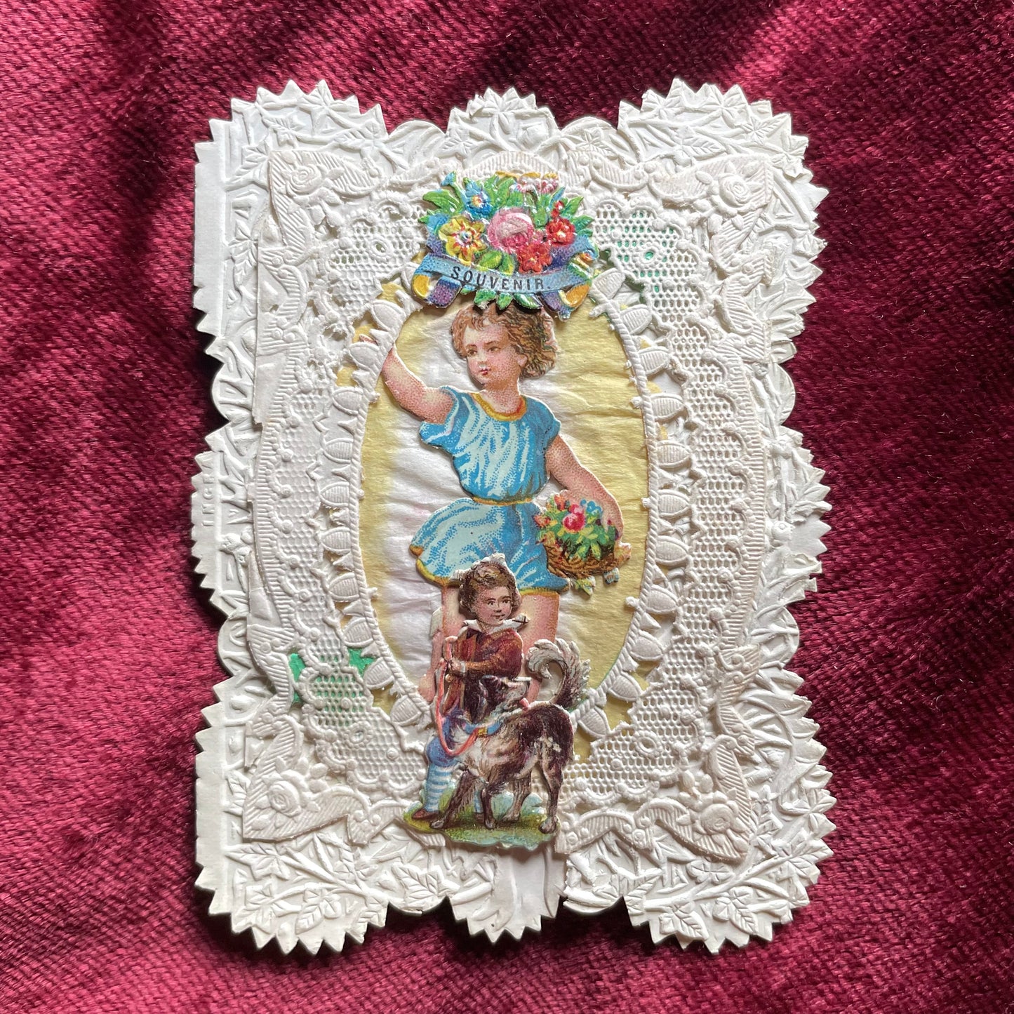 Victorian Lace Paper Valentine | 1870s