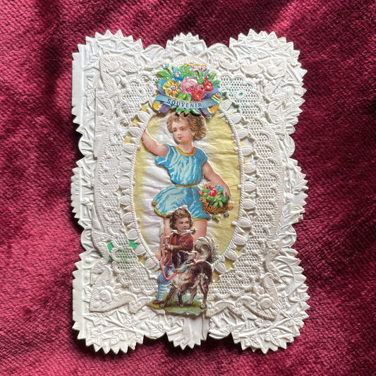 Victorian Lace Paper Valentine | 1870s
