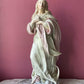 Victorian Immaculate Conception of Mary Bisque Statue