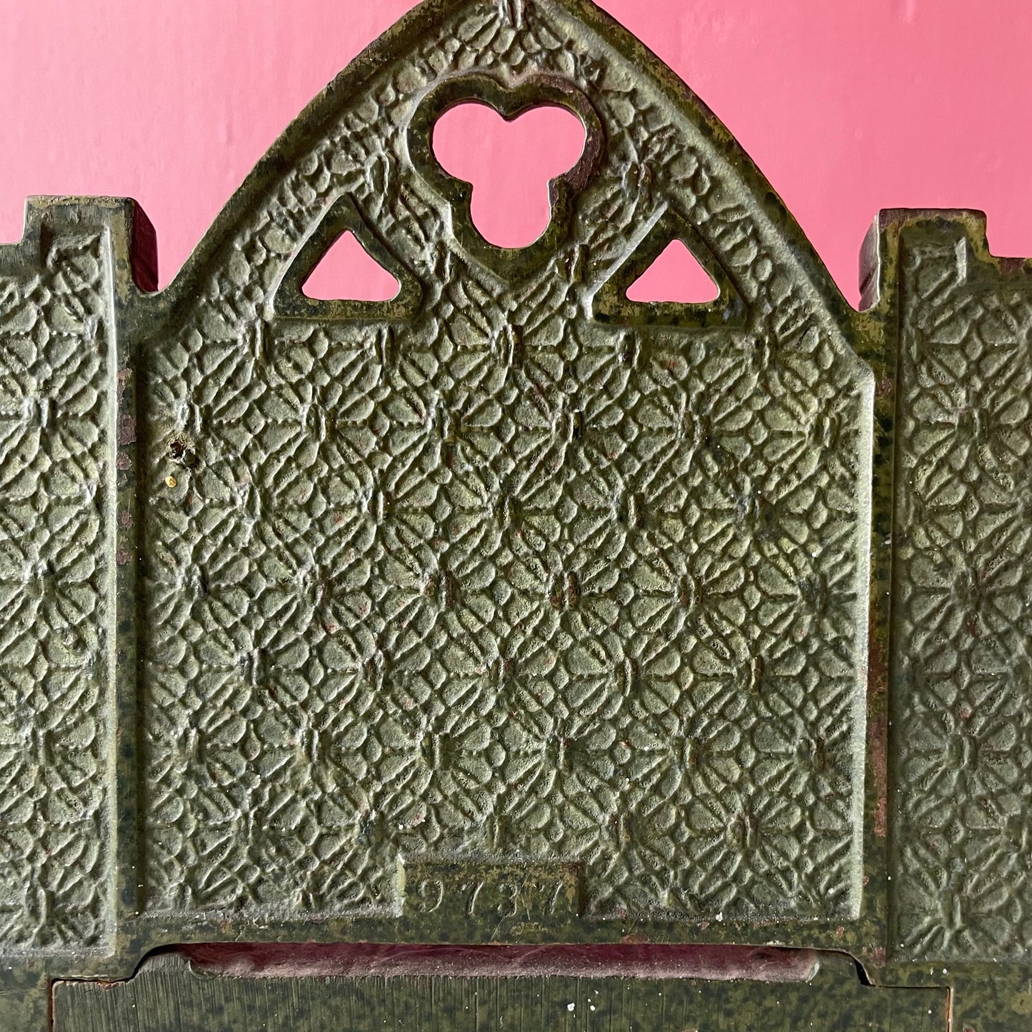 Antique Cast Iron Bookends | Mission Church Gates | H. L. Judd Company