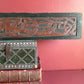 Antique Carved Wood Celtic Dragon Panel