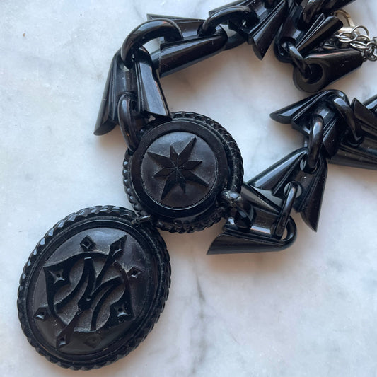 Victorian Mourning Necklace | In Memory Of