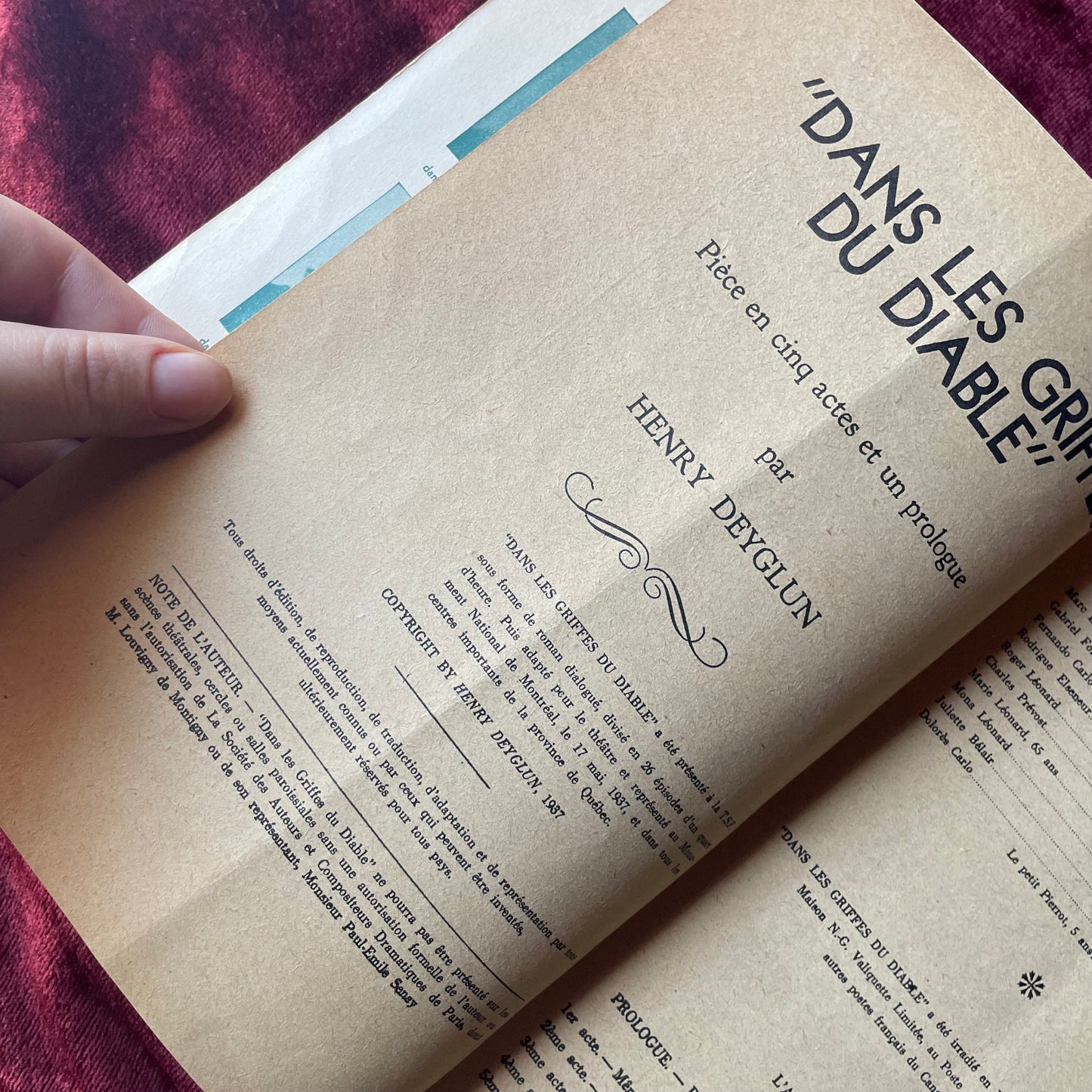 Dans les Griffes du Diable