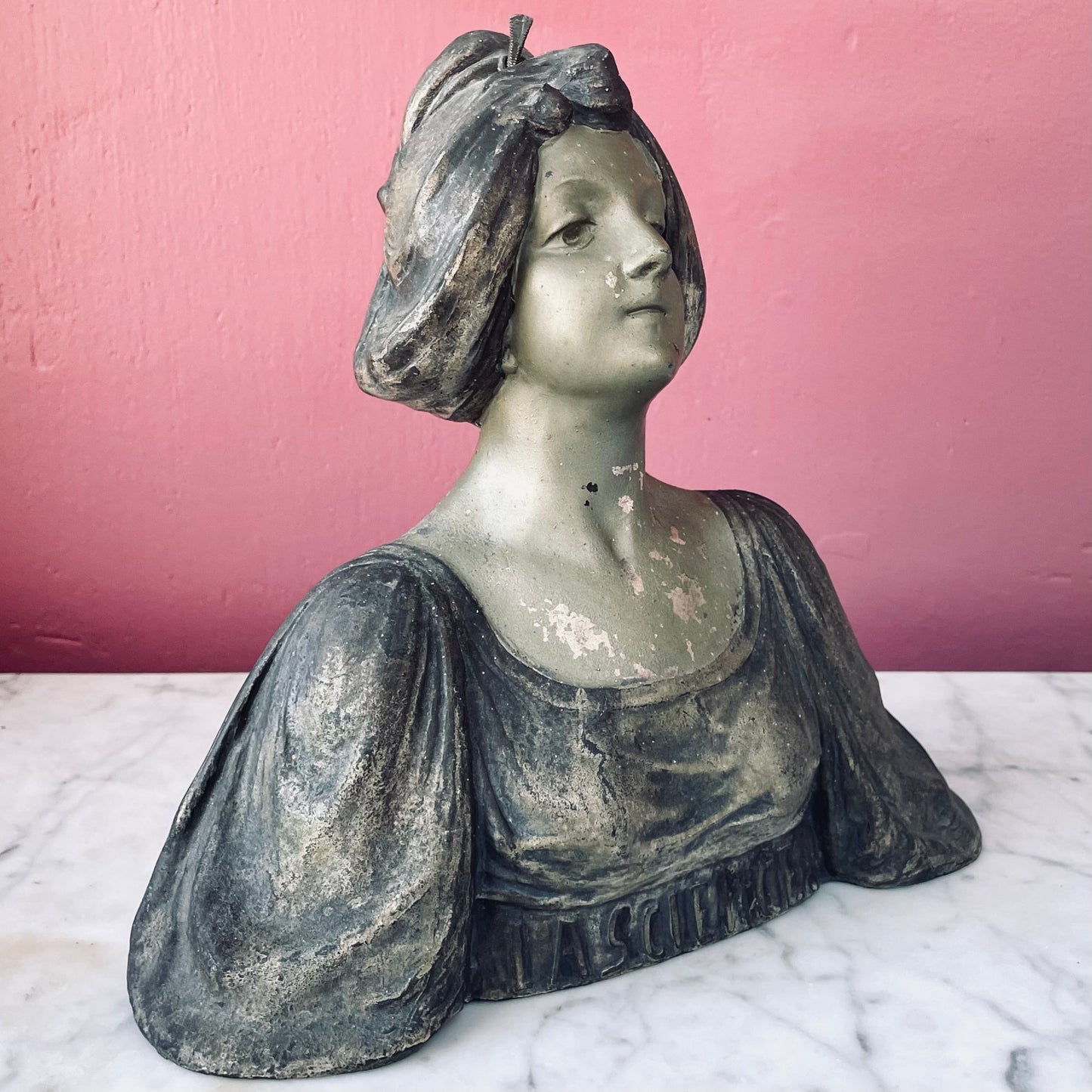 Antique Art Nouveau Bust
