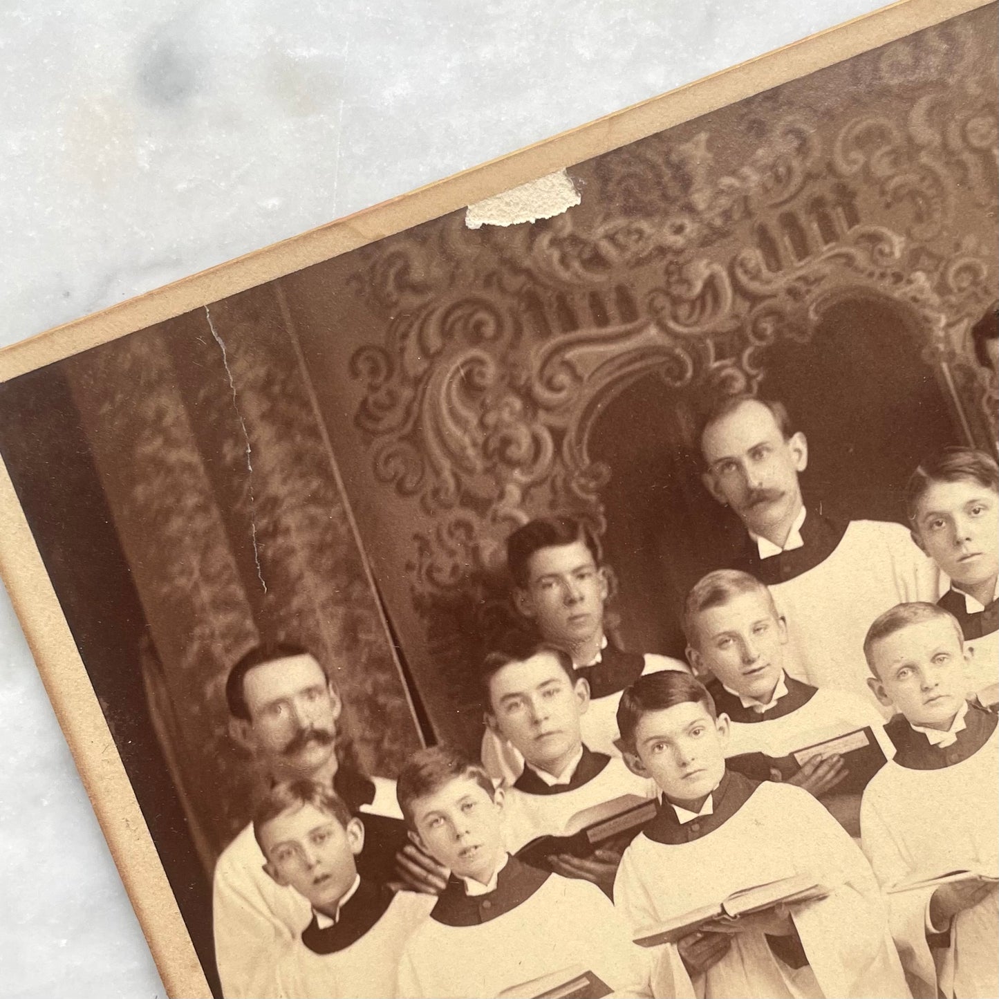 Antique Choir Boy Cabinet Card