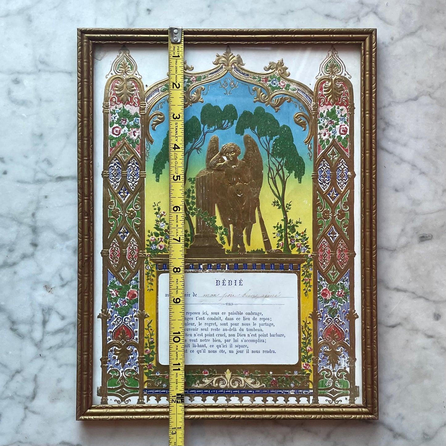 Victorian Mourning Lithograph Print