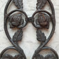 Antique Cast Iron Rose Panel