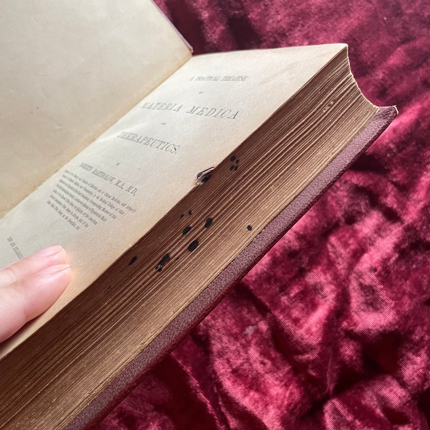 Materia Medica | 1878 Pharmacology Text Book