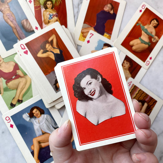 Vintage Pinup Playing Card Deck c. 1950s