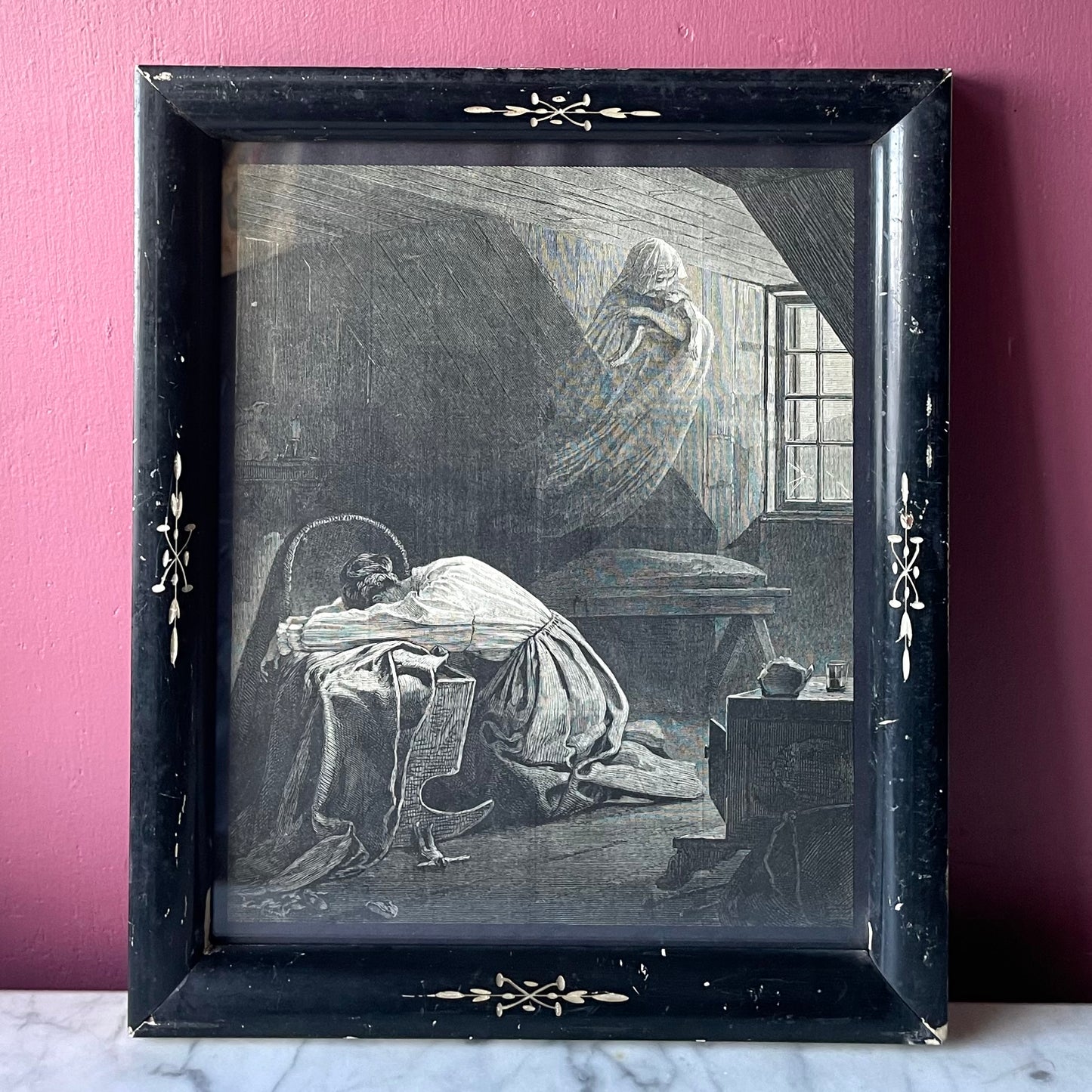 The Empty Cradle | Victorian Mourning Print