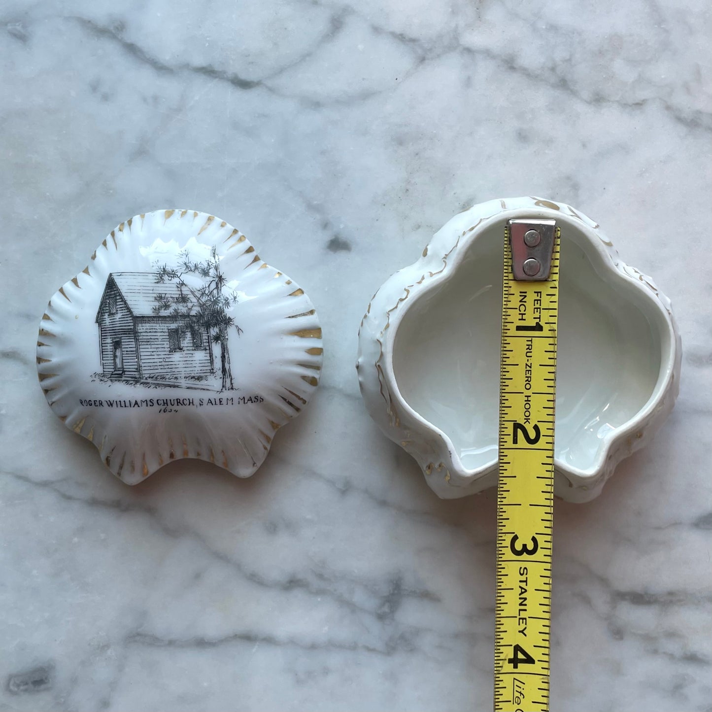 Antique Salem, MA Souvenir Box | Roger Williams Church