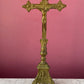 Antique Brass Crucifix