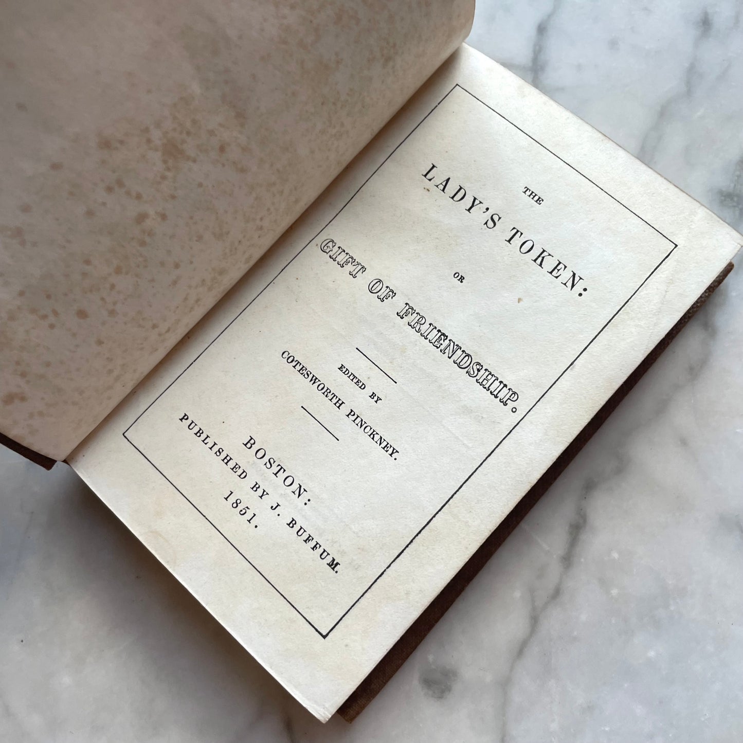 The Lady’s Token | 1851
