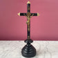 Antique Ebony Standing Crucifix
