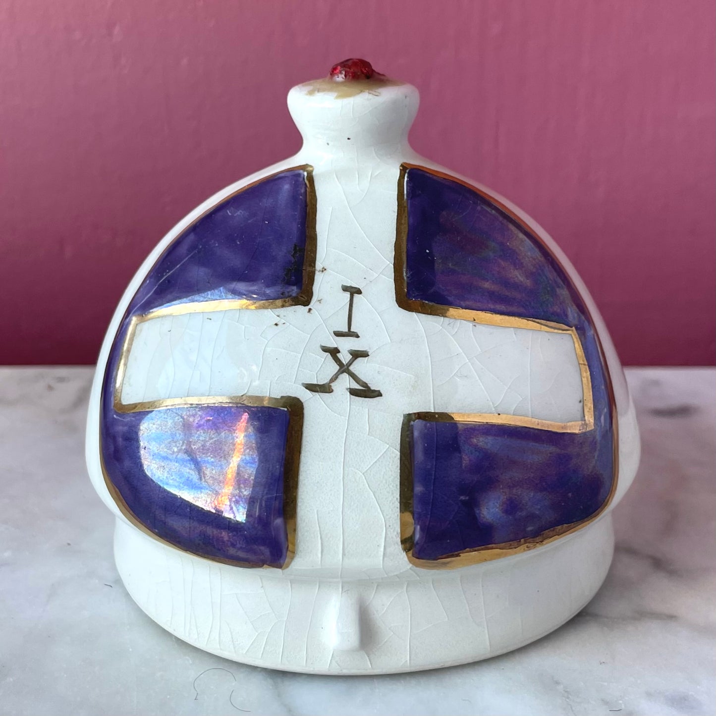 Vintage Thomas à Becket Ceramic Bell | Canterbury Cathedral Souvenir