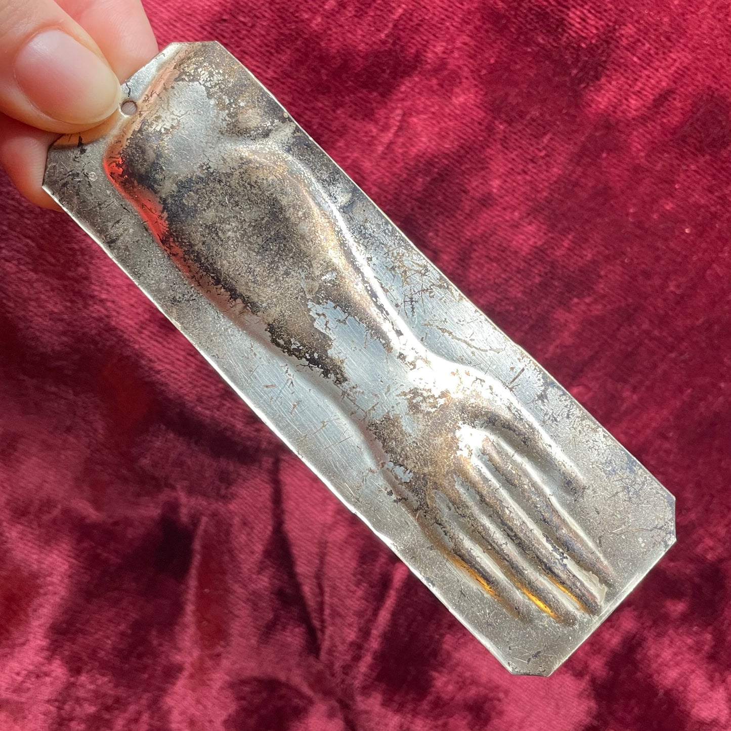 Antique Silver Ex Voto Arm