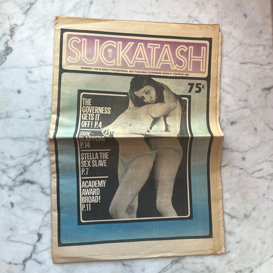 Suckatash | 1971 | NSFW Bifold Paper