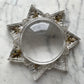 Antique Star Shaped Magnifying Paperweight