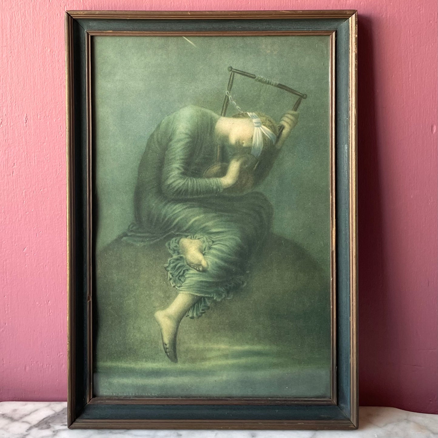 Hope by George Watts | Antique Framed Print