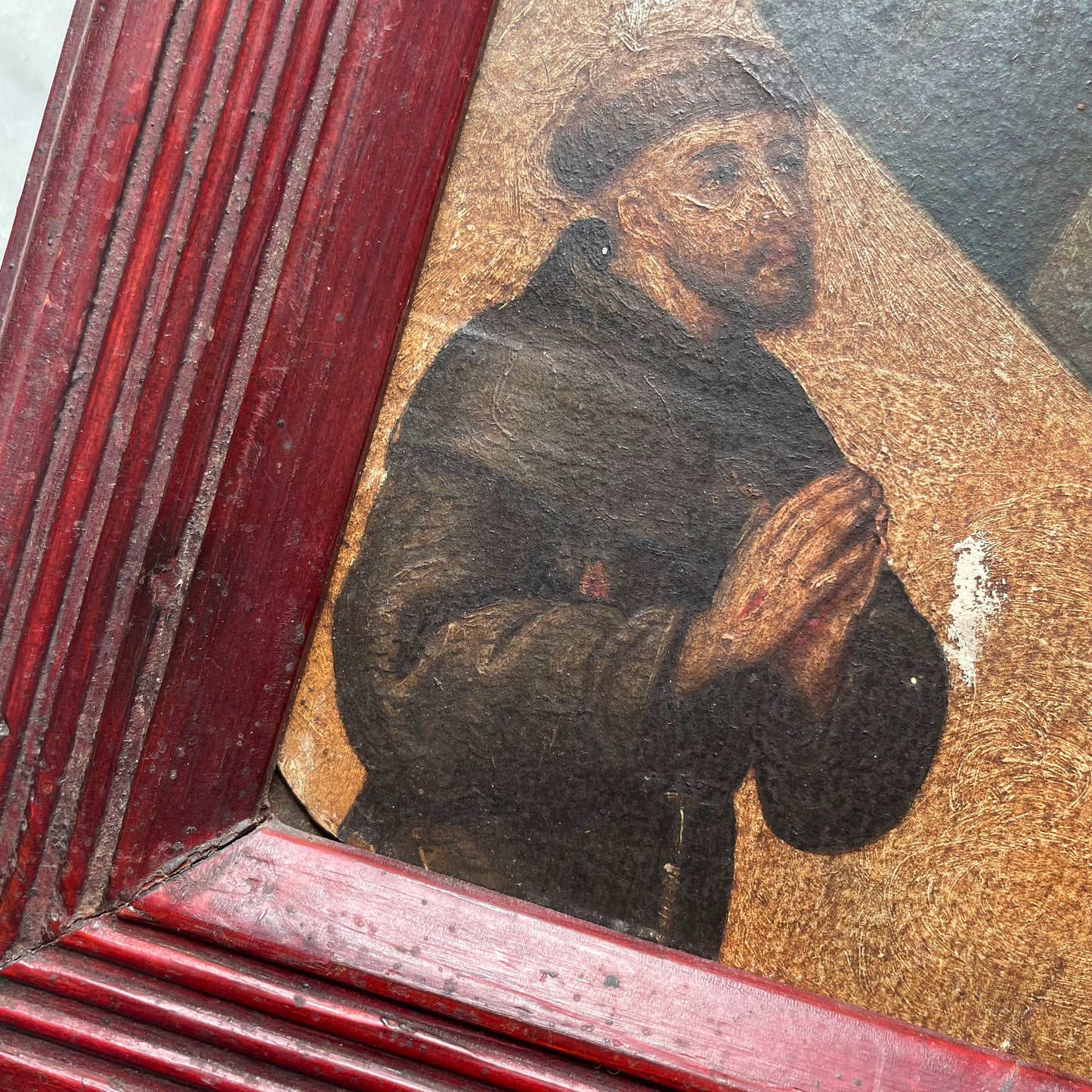 Our Lady of the Rosary | Antique Spanish Colonial Retablo