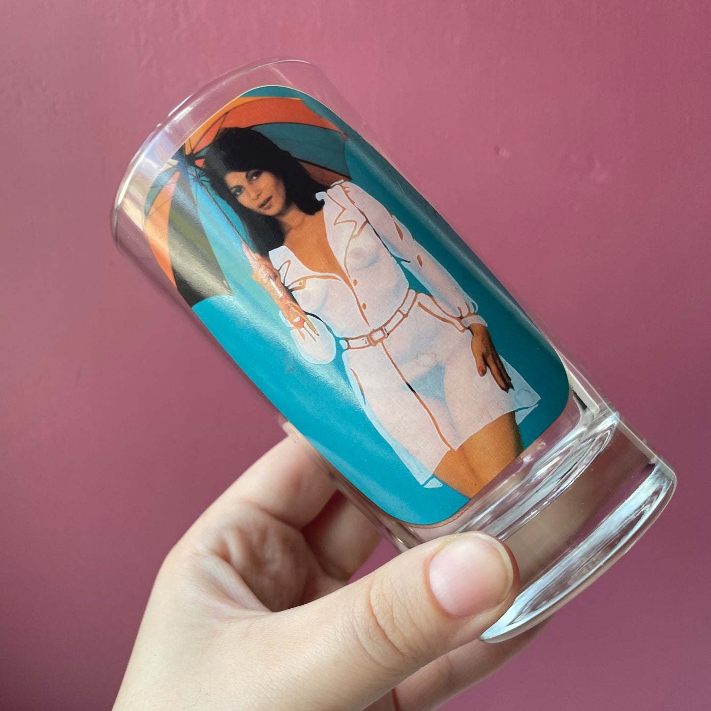 Sip & Strip| 1970s Nude Girl Glass