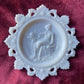 Cupid & Psyche | Antique Westmoreland Milk Glass Plate
