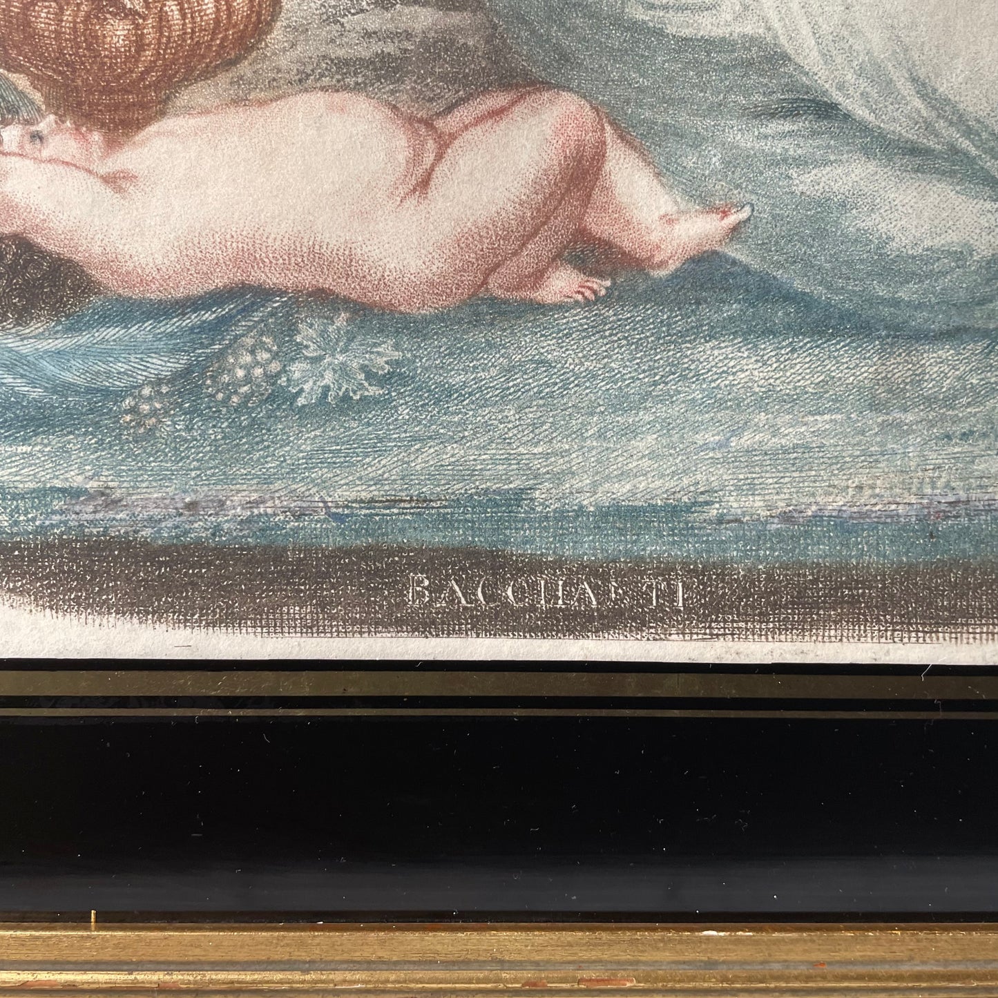 Bacchante | Early 19th Century Hand Colored Stipple Engraving