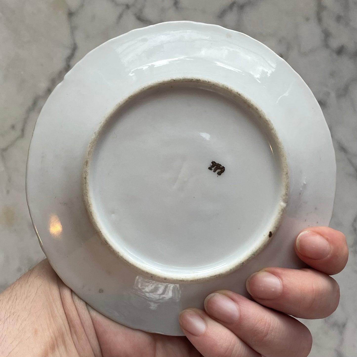 Antique Sapphic Dessert Cup