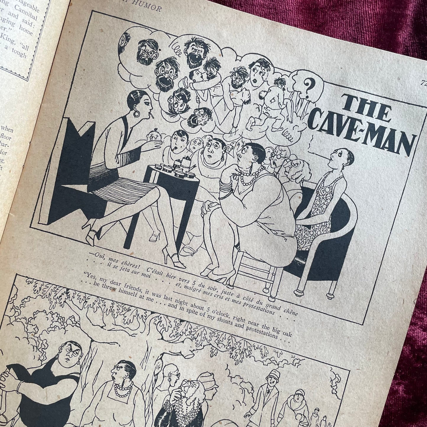 French Humor | February 25, 1928 | Risqué Flapper Cartoons