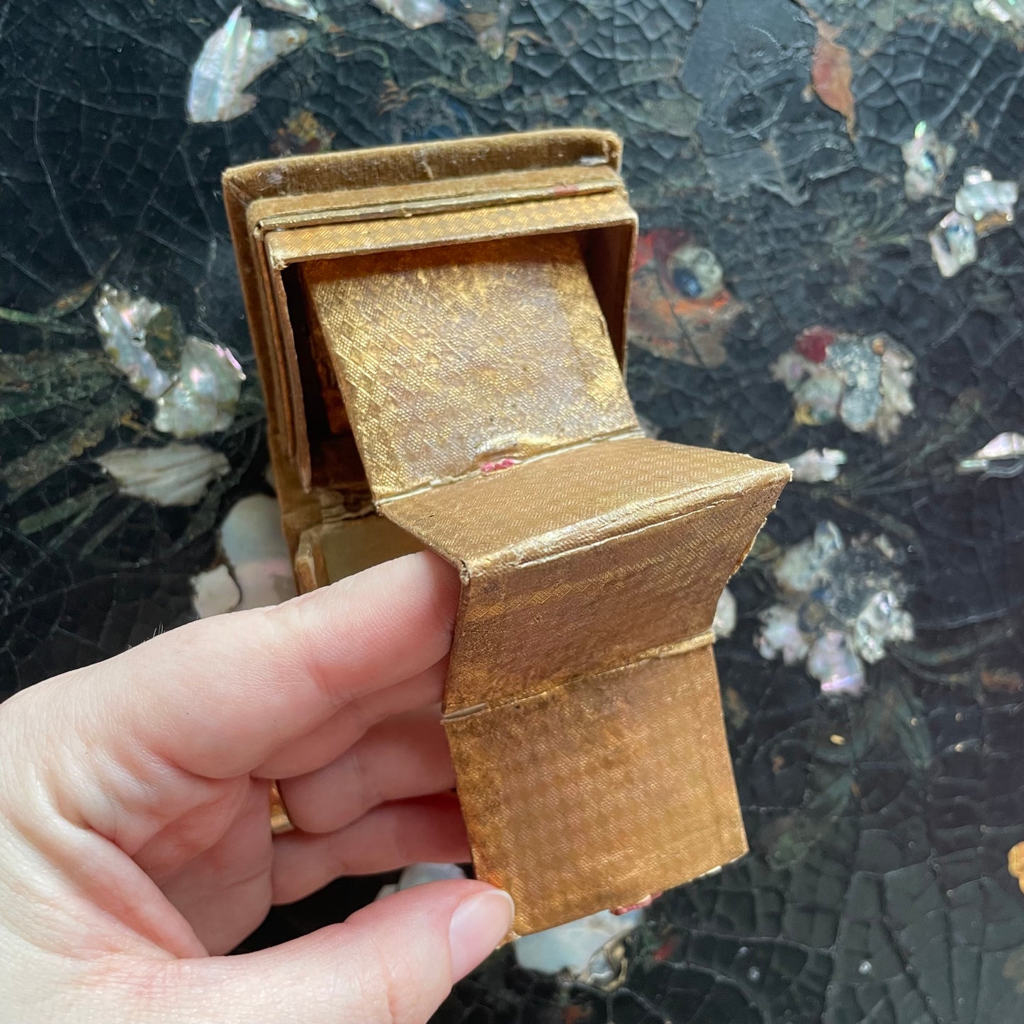 Victorian Velvet Book Shaped Needle Case
