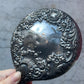 Victorian Silver Plated Floral Mirror