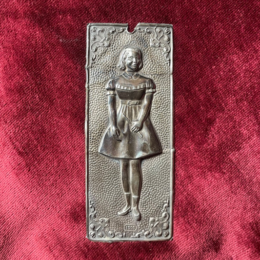 Antique Silver Ex Voto Girl