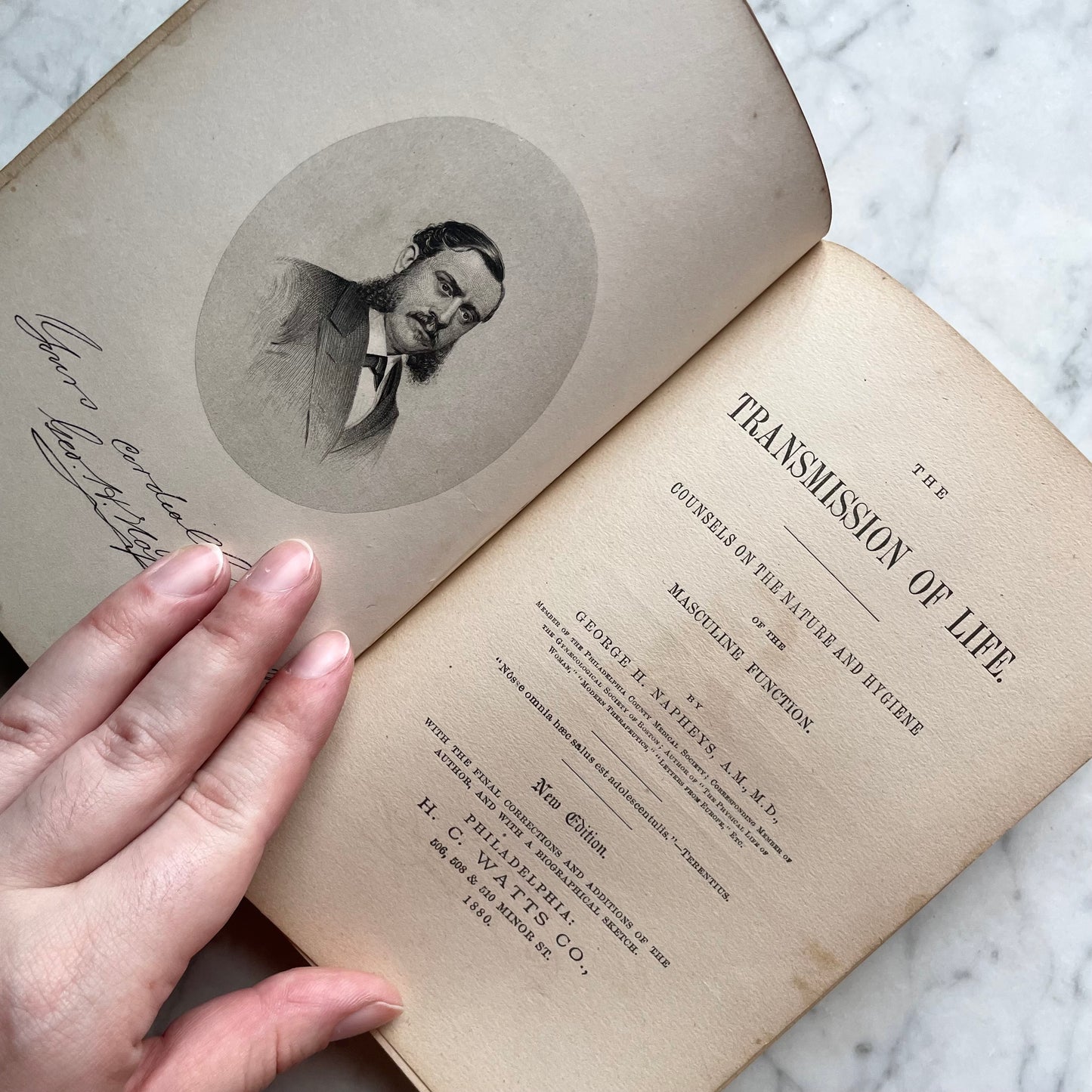 Transmission of Life | Victorian Sexual Health Book for Men | 1880