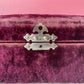 Victorian Purple Velvet Sewing Box