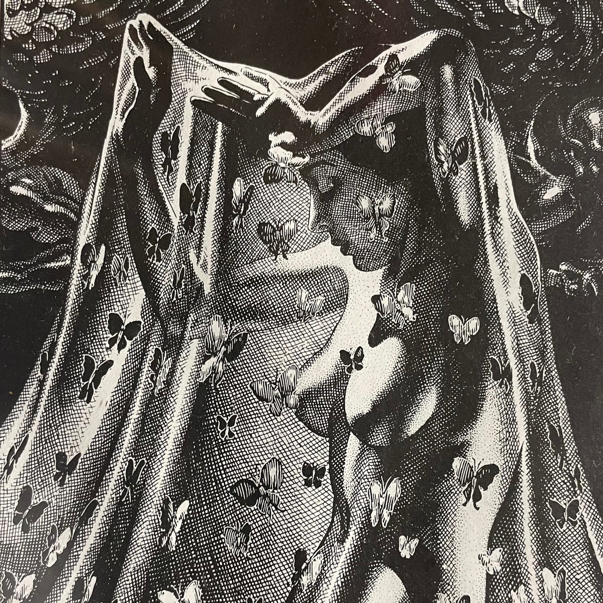 Sharane Beneath the Veils | The Ship of Ishtar | Virgil Finlay Framed Print