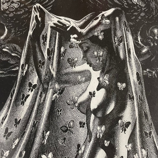 Sharane Beneath the Veils | The Ship of Ishtar | Virgil Finlay Framed Print