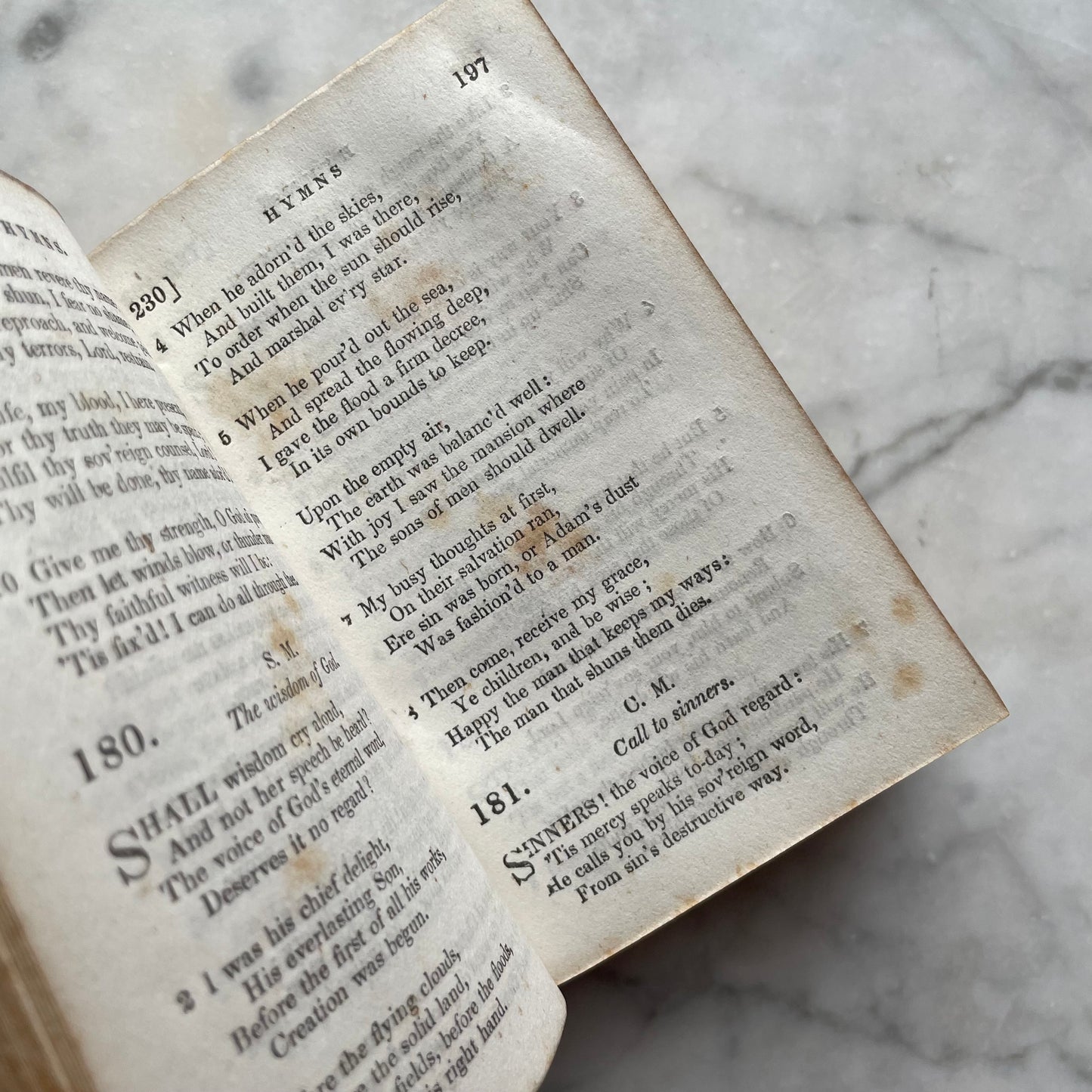 Victorian Miniature Leather Prayer Book | English & German