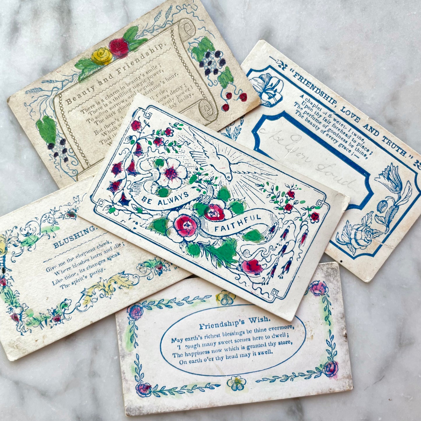Early Victorian Calling Cards