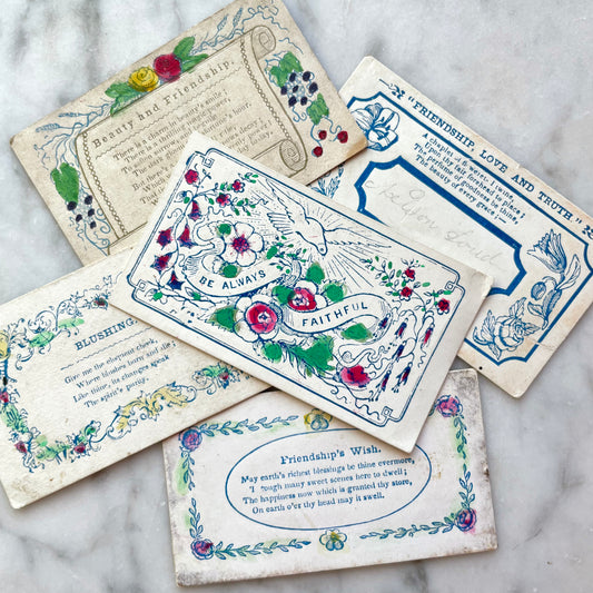Early Victorian Calling Cards