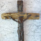 Vintage Faux Bois Crucifix