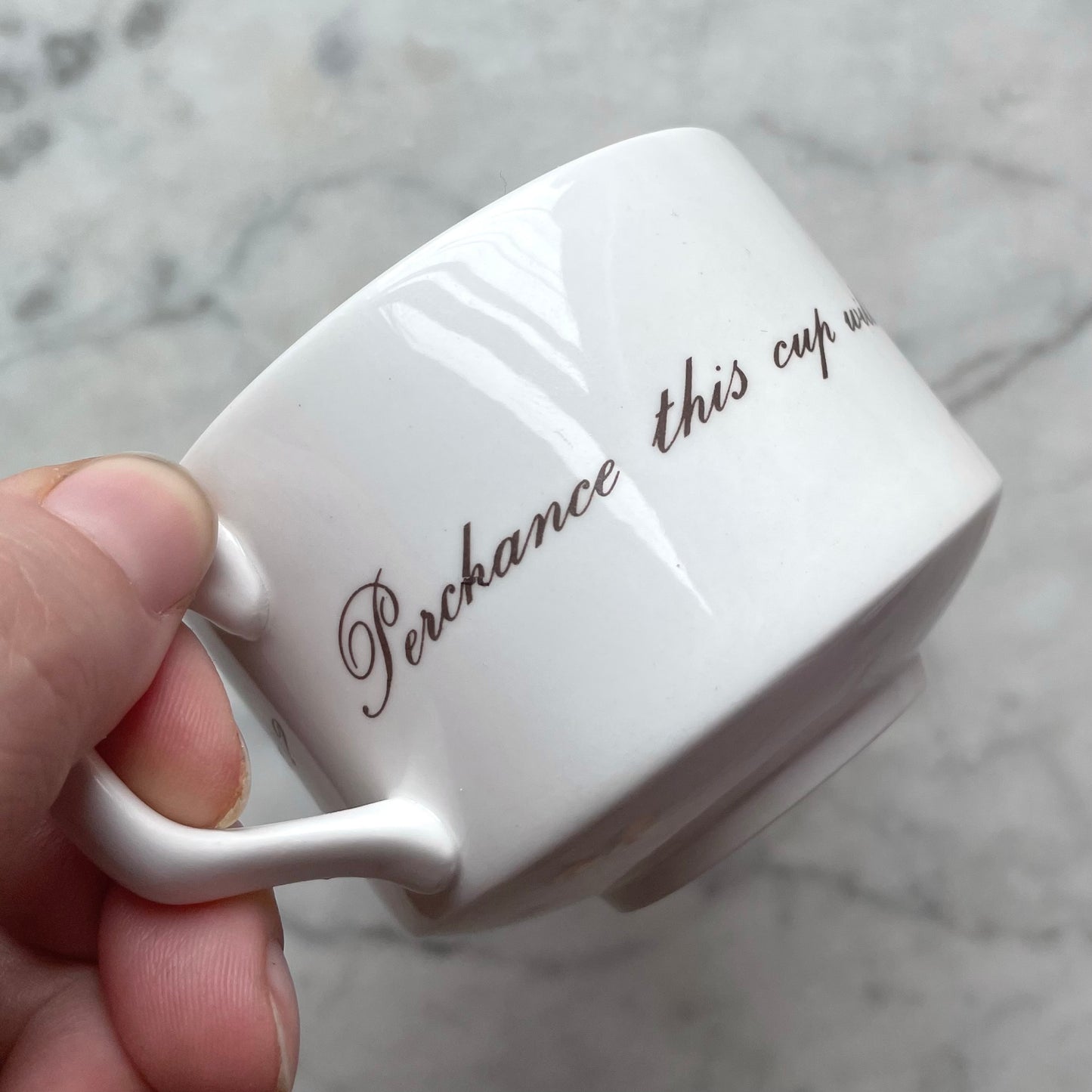 Vintage Fortune Telling Tea Cup & Saucer | Royal Kendal